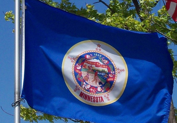 historic Minnesota state flag
